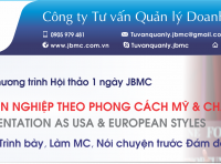 Hội thảo: THUYẾT TRÌNH CHUYÊN NGHIỆP THEO PHONG CÁCH MỸ & CHÂU ÂU. Tổ chức ngày 06/10/2019 tại Minh Toàn Galaxy Hotel - Đà Nẵng.