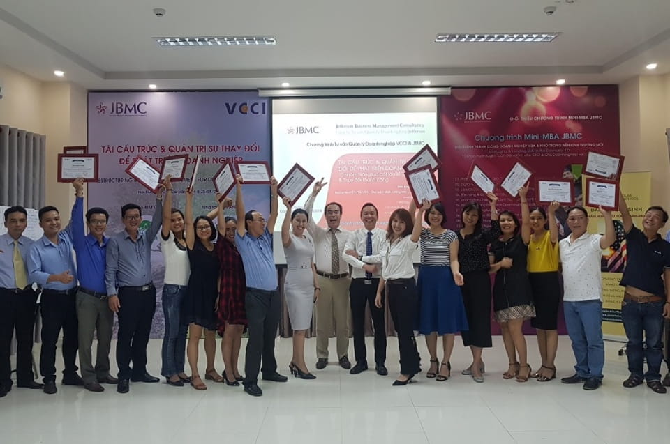 VCCI-JBMC Tái cấu trúc & Quản trị sự Thay đổi - Khóa 1 ngày 24,25/08/2018